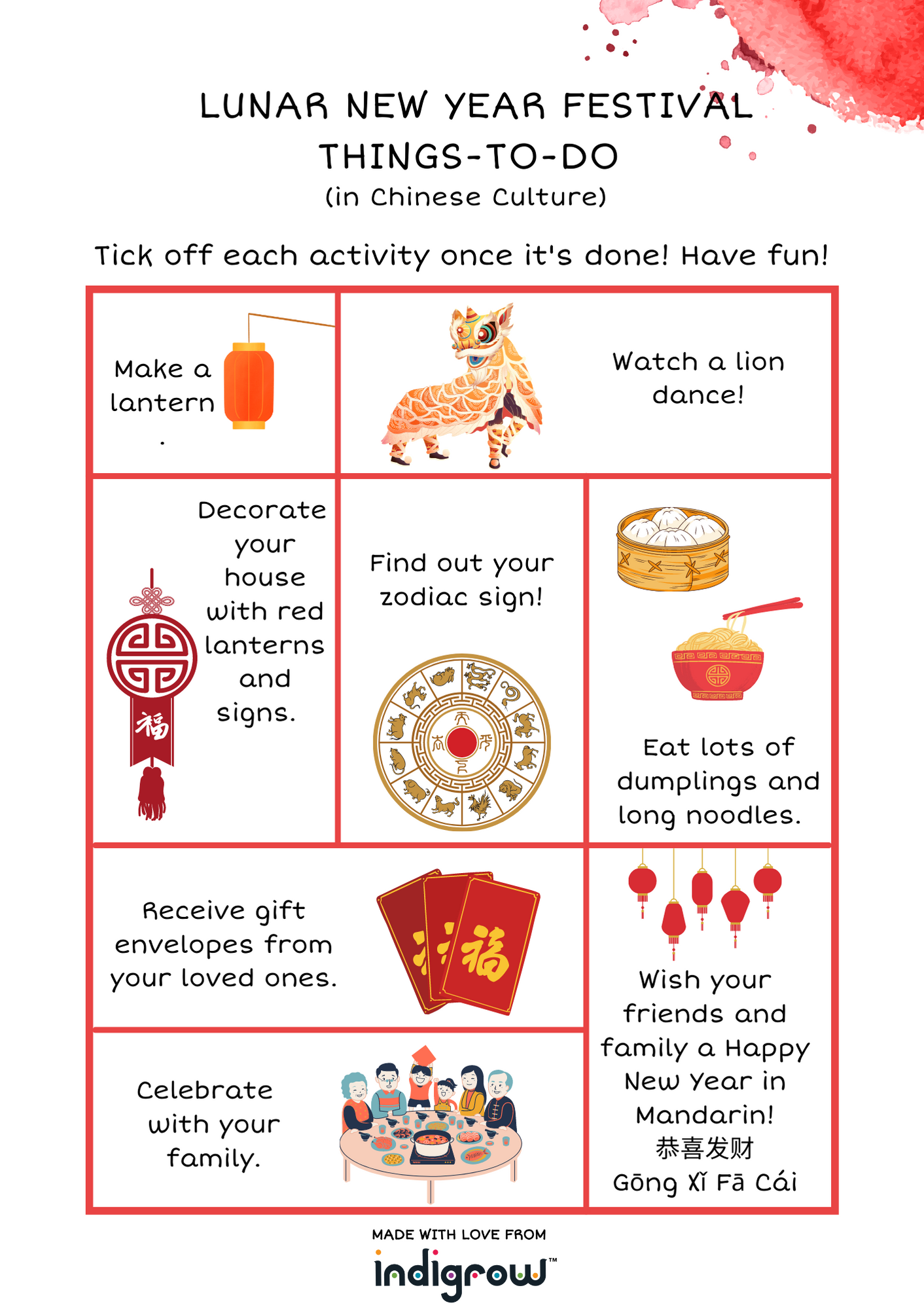 Lunar New Year Fun Facts for Kids indigrow